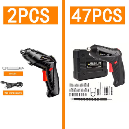 Electric Screwdriver Battery Rechargeable Cordless Screwdriver Powerful Impact Wireless Screwdriver Drill Electric Screw Driver