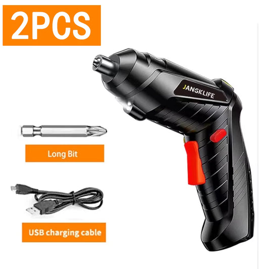 Electric Screwdriver Battery Rechargeable Cordless Screwdriver Powerful Impact Wireless Screwdriver Drill Electric Screw Driver